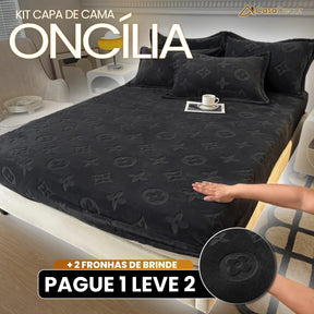 [Pague 1, Leve 2] Capa de Cama Oncília (Suavidade e Estilo em Harmonia!) + BRINDE: 2 Fronhas