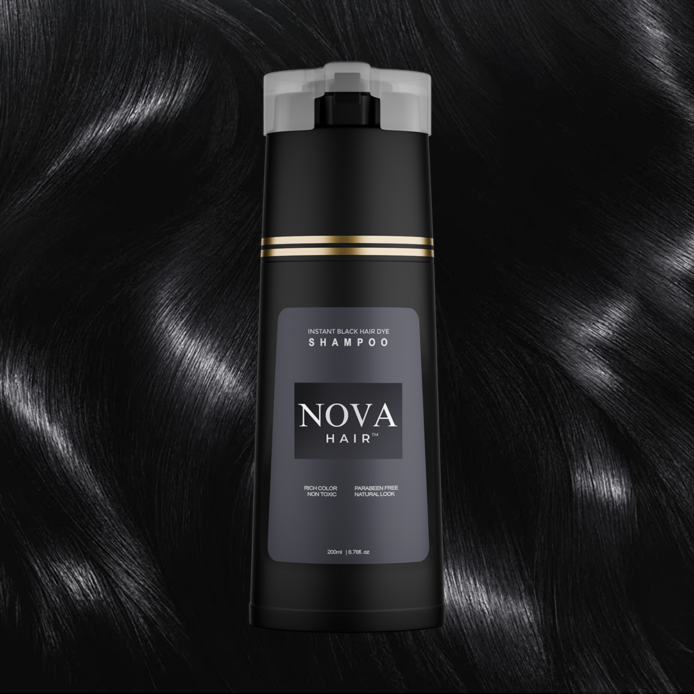 Nova Hair™ Instant Dye Shampoo Compre 1 Leve 2 + 2 Brindes: 2 Barra de Shampoo Tonifica e Realça a Cor