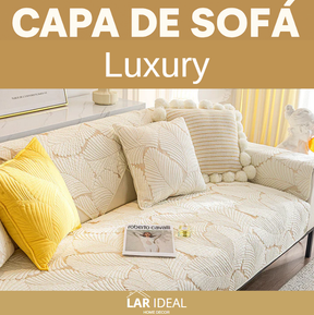 Capa de Sofá Proteção Contra Pets - Luxury